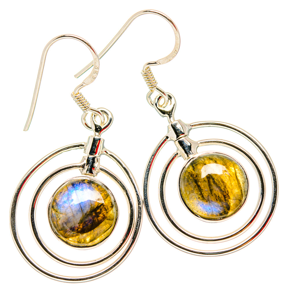 Labradorite Earrings handcrafted by Anasilvercos - EARR430722 - Photo 2
