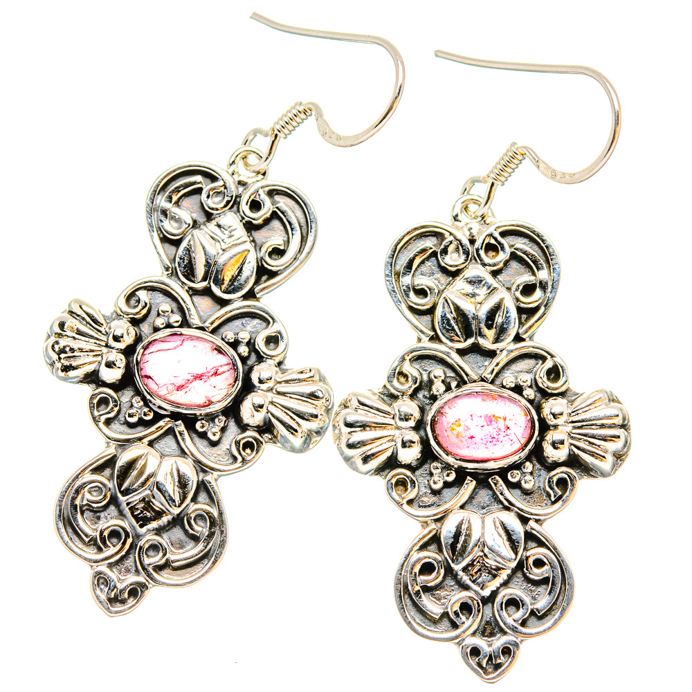 Pink Tourmaline Earrings handcrafted by Anasilvercos - EARR430727 - Photo 2