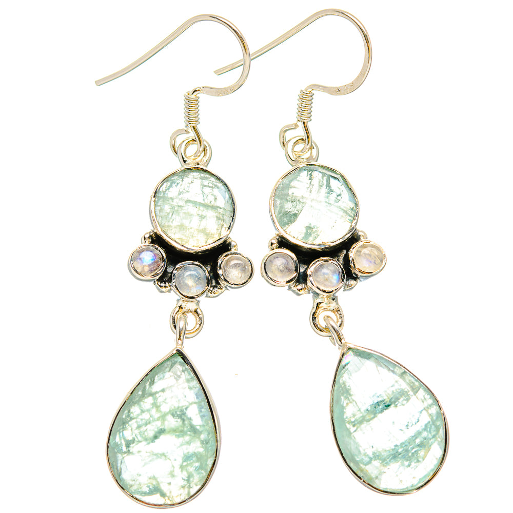 Aquamarine Earrings handcrafted by Anasilvercos - EARR430734 - Photo 2