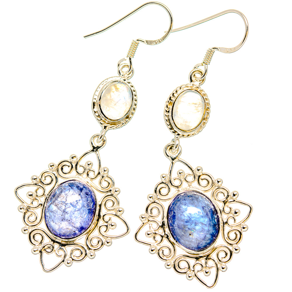 Tanzanite Earrings handcrafted by Anasilvercos - EARR430749 - Photo 2