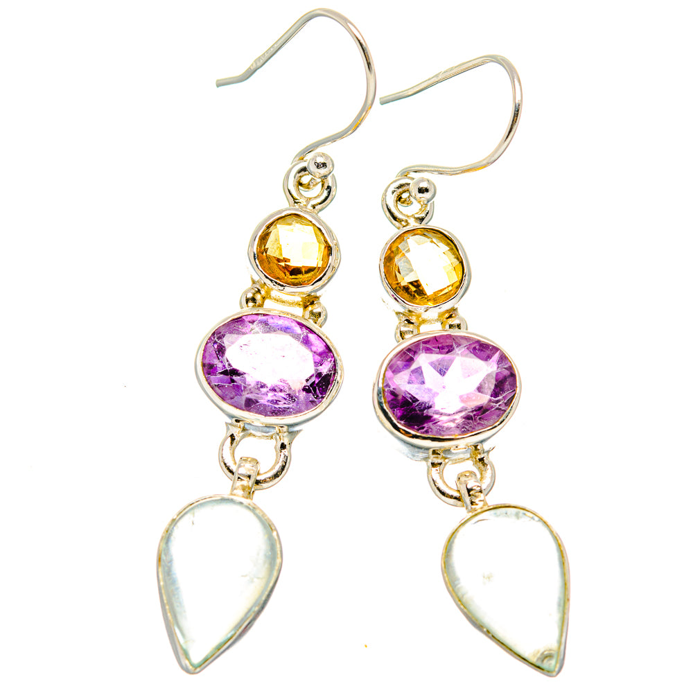 Aquamarine Earrings handcrafted by Anasilvercos - EARR430769 - Photo 2