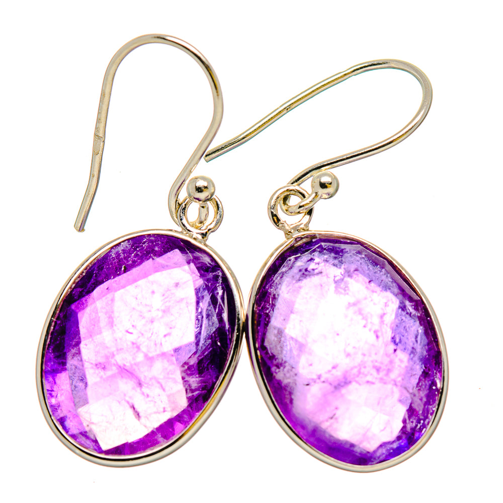 Amethyst Earrings handcrafted by Anasilvercos - EARR430804 - Photo 2