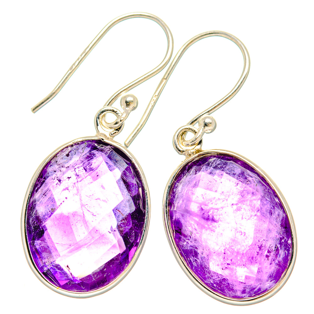 Amethyst Earrings handcrafted by Anasilvercos - EARR430887 - Photo 2