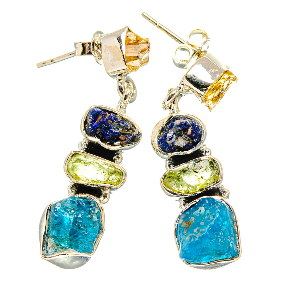 Apatite Earrings handcrafted by Anasilvercos - EARR430921 - Photo 2