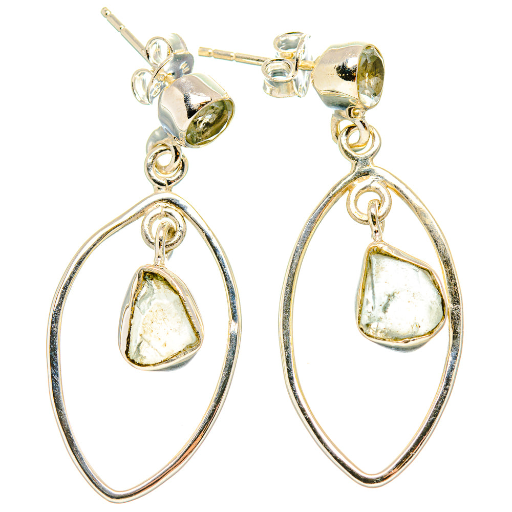 Aquamarine Earrings handcrafted by Anasilvercos - EARR430943 - Photo 2