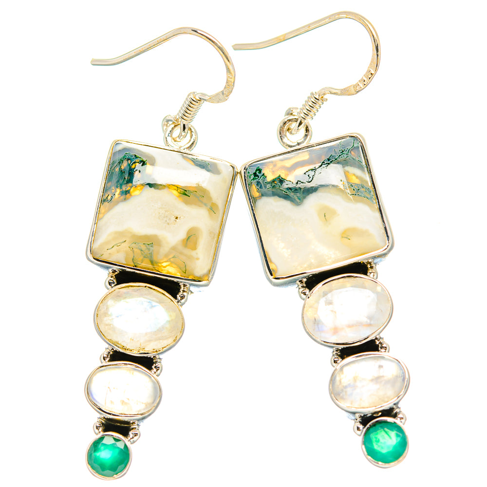 Ocean Jasper Earrings handcrafted by Anasilvercos - EARR430954 - Photo 2