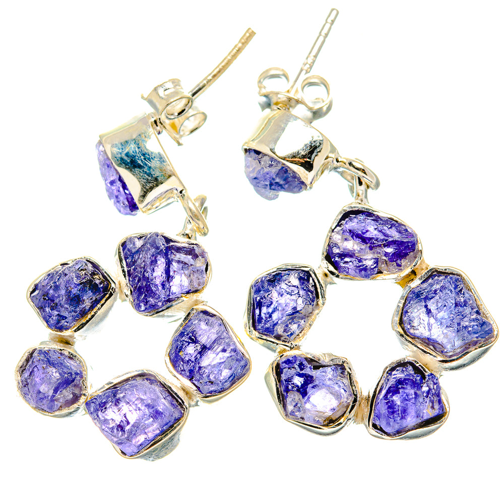 Tanzanite Earrings handcrafted by Anasilvercos - EARR430964 - Photo 2