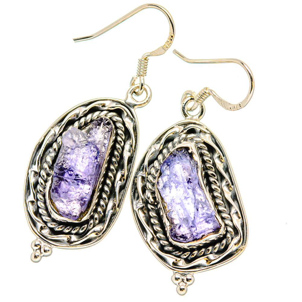 Tanzanite Earrings handcrafted by Anasilvercos - EARR430975 - Photo 2