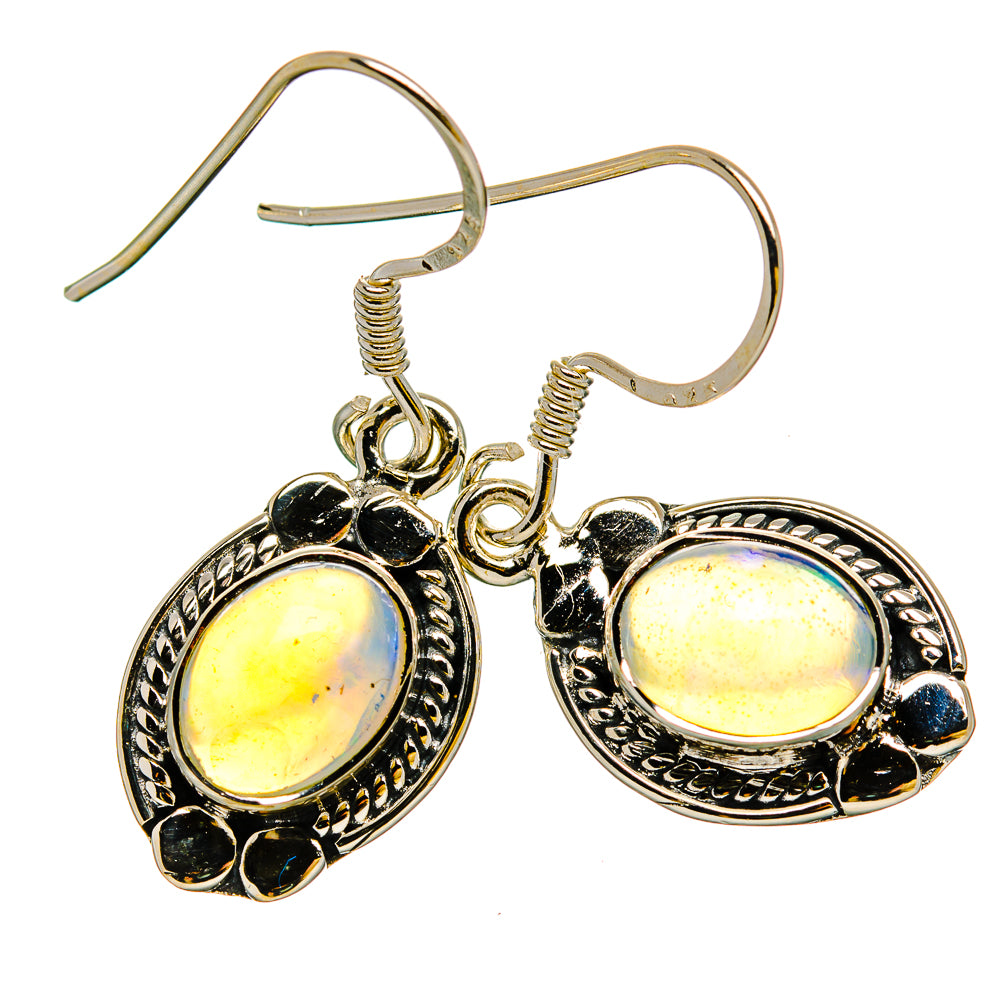 Ethiopian Opal Earrings handcrafted by Anasilvercos - EARR430982 - Photo 2