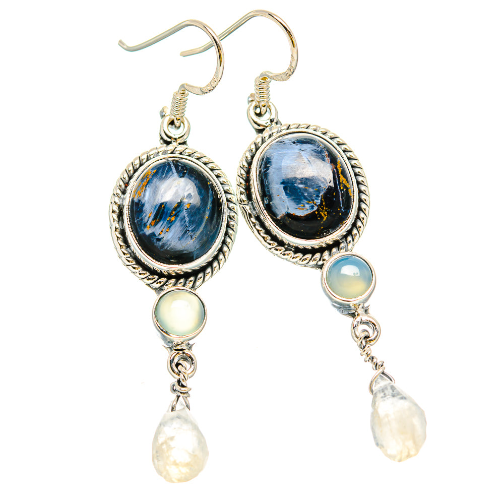 Pietersite Earrings handcrafted by Anasilvercos - EARR430990 - Photo 2