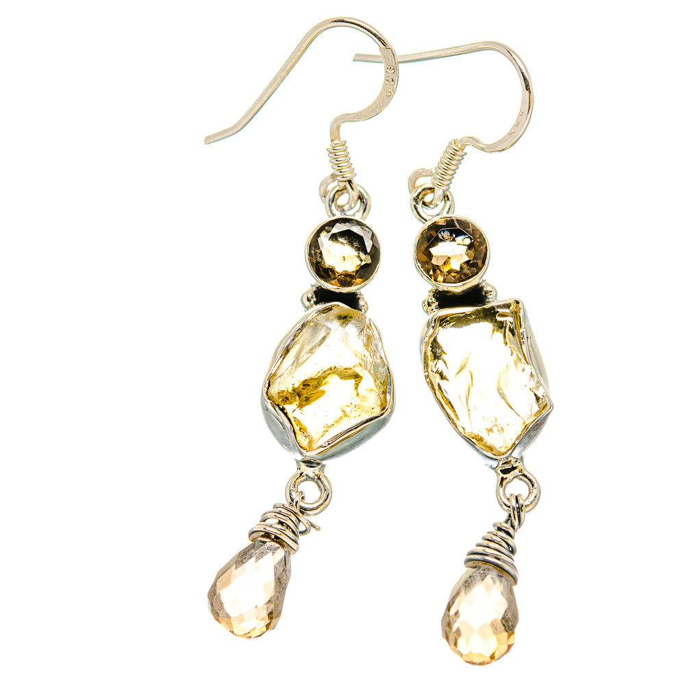 Citrine Earrings handcrafted by Anasilvercos - EARR430998 - Photo 2