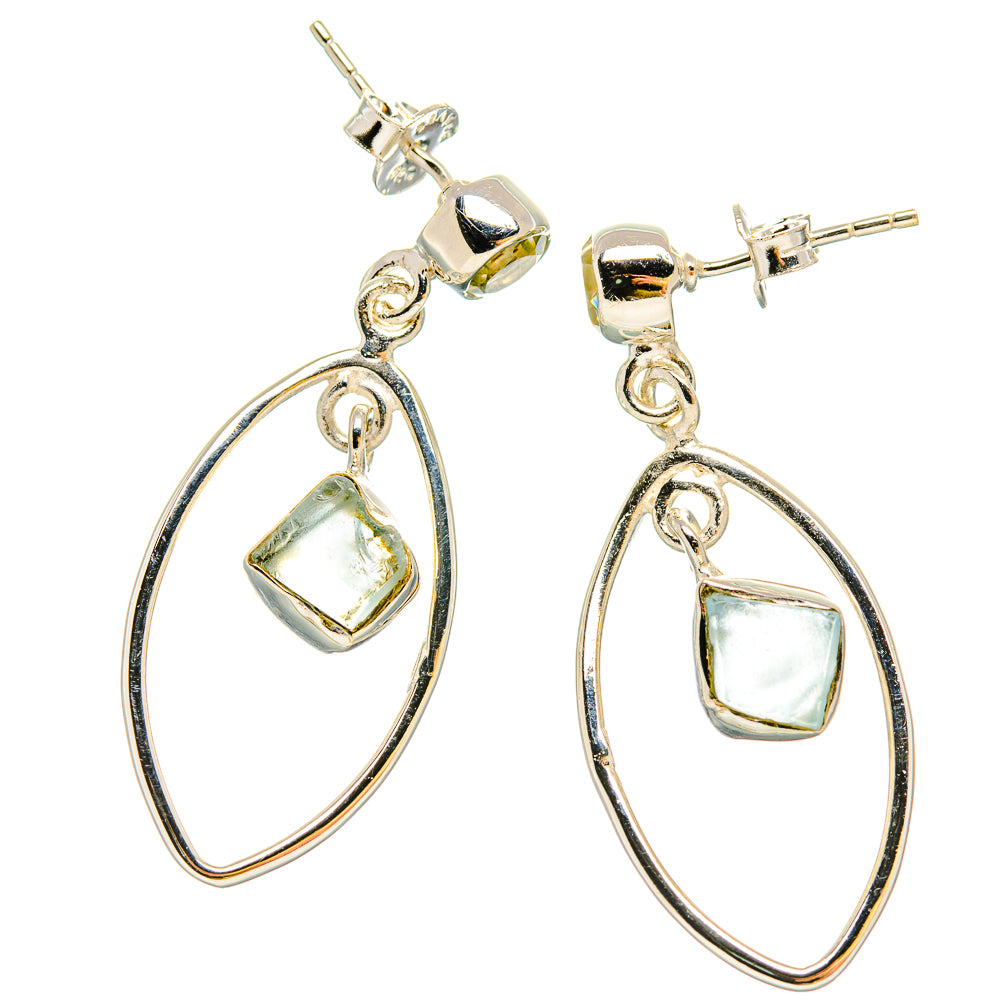 Aquamarine Earrings handcrafted by Anasilvercos - EARR431005 - Photo 2