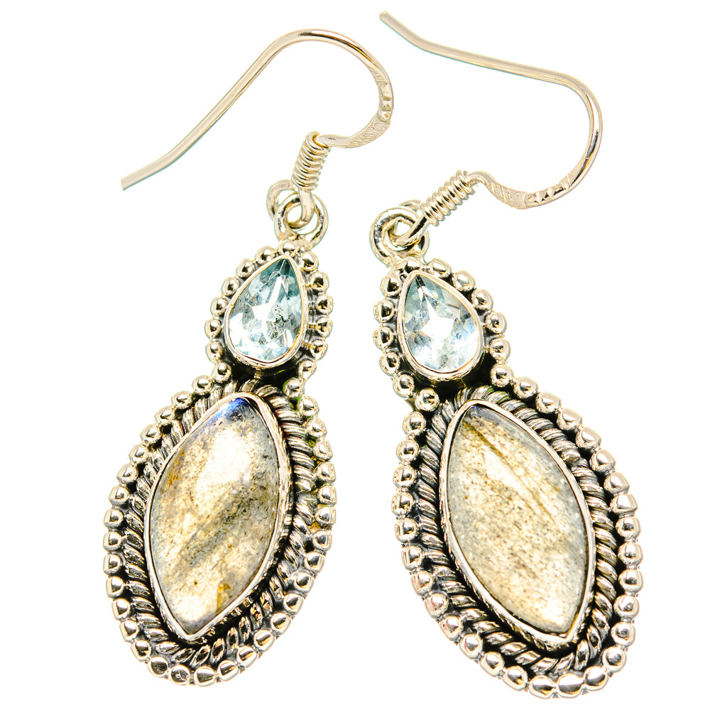 Labradorite Earrings handcrafted by Anasilvercos - EARR431012 - Photo 2