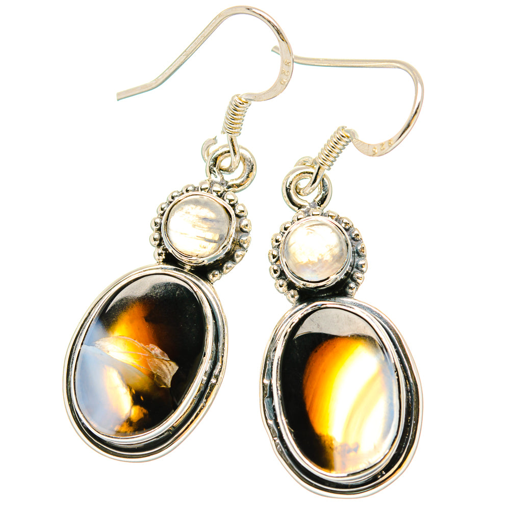 Black Agate Earrings handcrafted by Anasilvercos - EARR431013 - Photo 2
