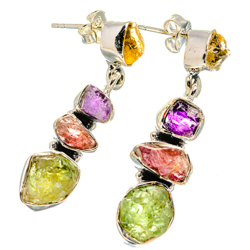 Peridot Earrings handcrafted by Anasilvercos - EARR431021 - Photo 2
