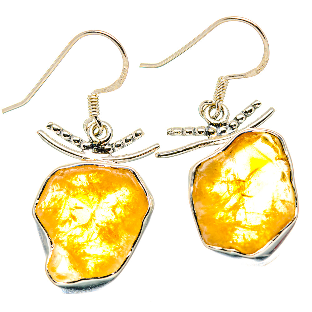 Citrine Earrings handcrafted by Anasilvercos - EARR431029 - Photo 2