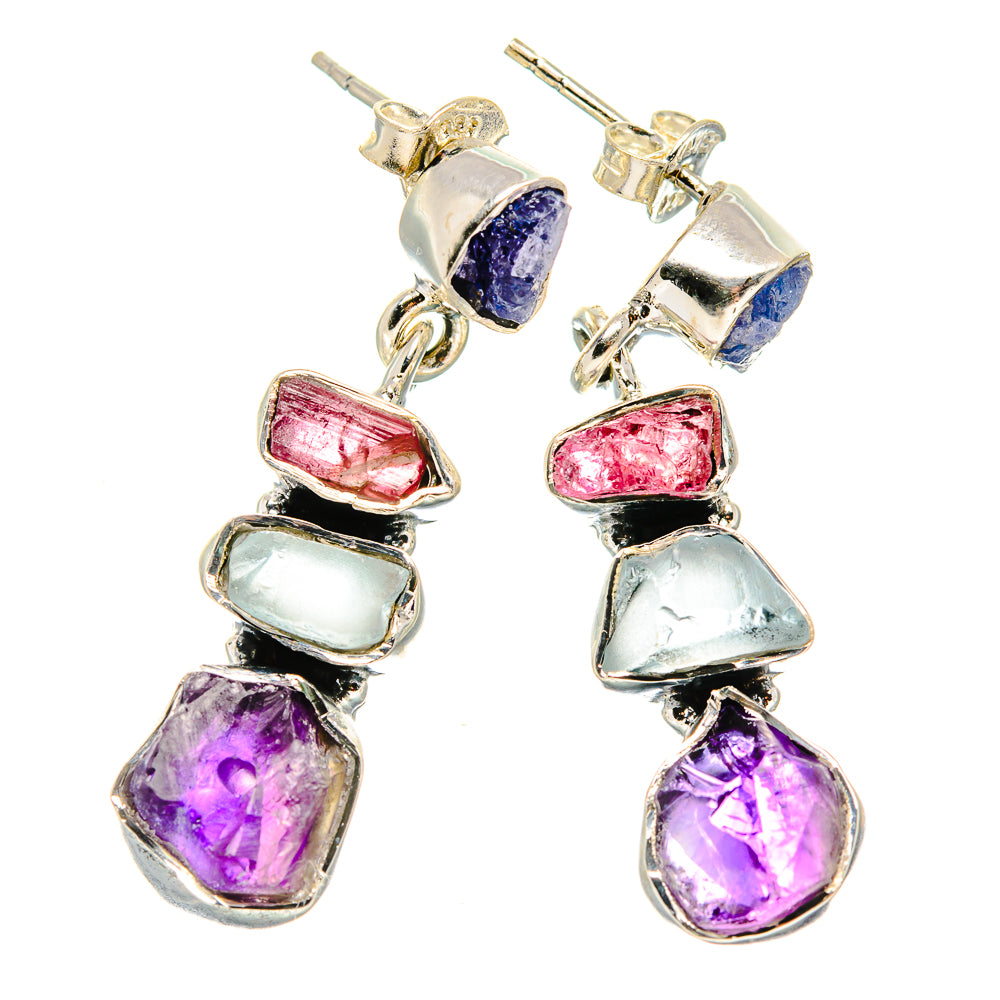 Amethyst Earrings handcrafted by Anasilvercos - EARR431030 - Photo 2