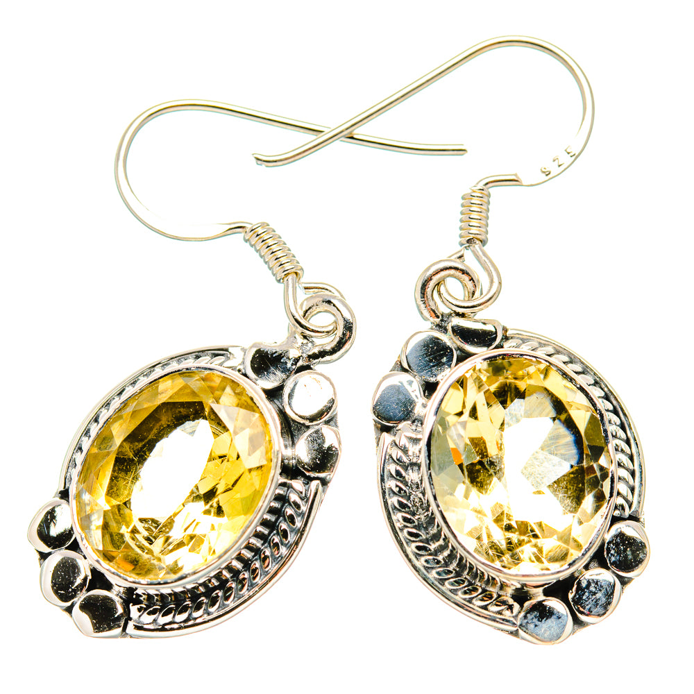 Citrine Earrings handcrafted by Anasilvercos - EARR431032 - Photo 2