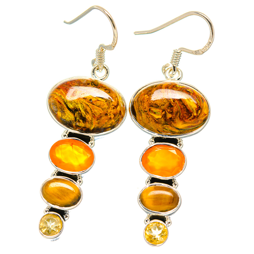 Dinosaur Bone Earrings handcrafted by Anasilvercos - EARR431060 - Photo 2