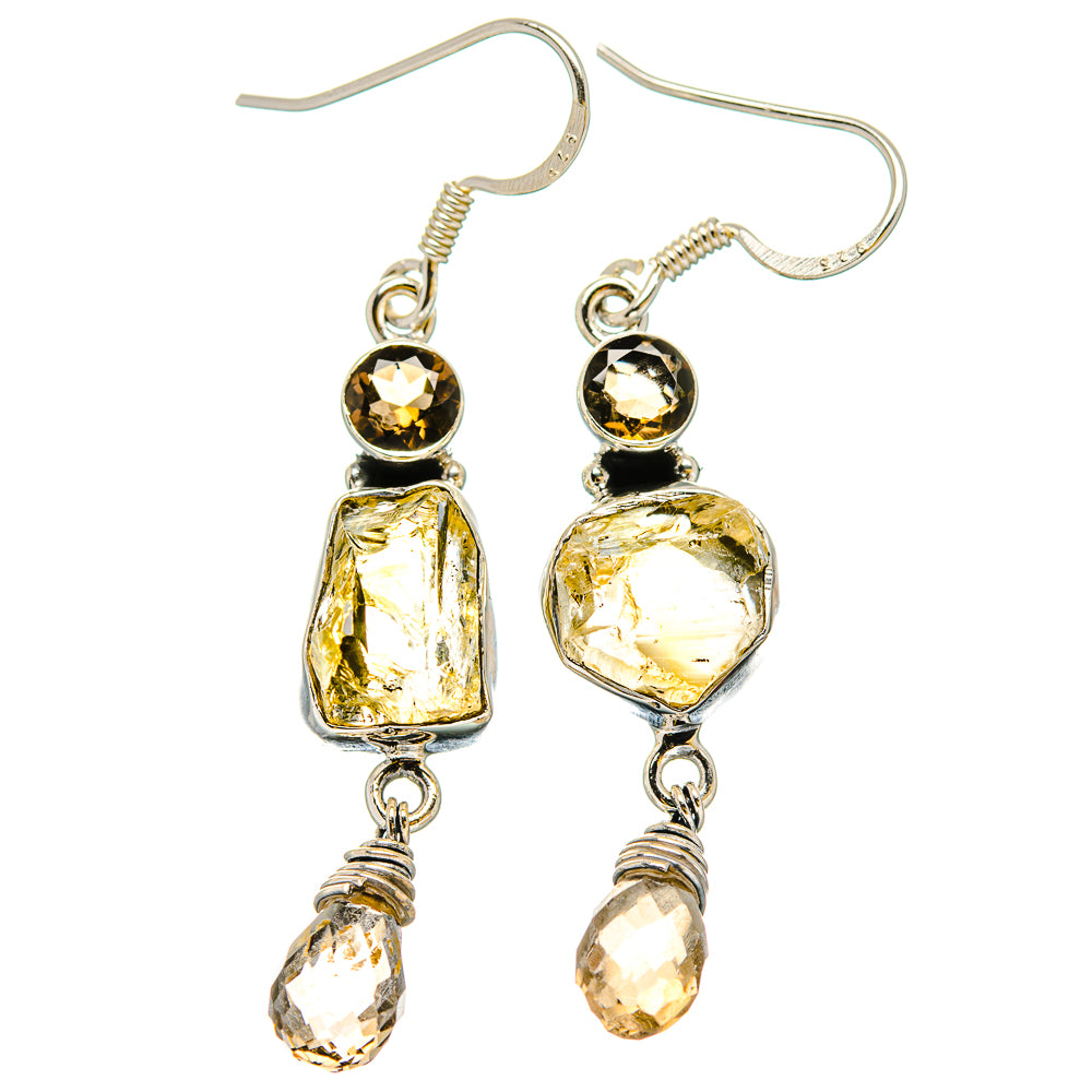 Citrine Earrings handcrafted by Anasilvercos - EARR431081 - Photo 2