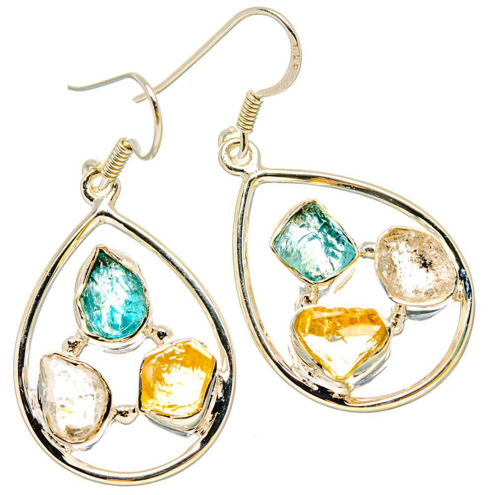 Apatite Earrings handcrafted by Anasilvercos - EARR431104 - Photo 2