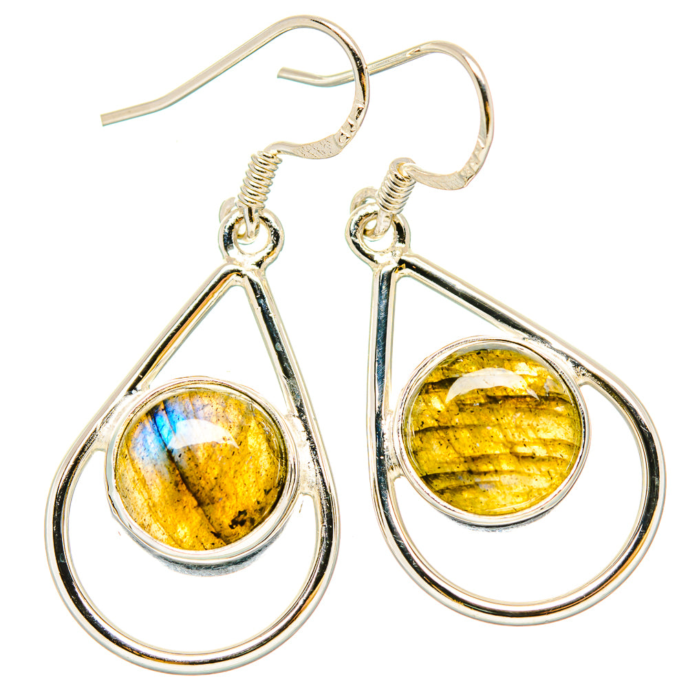 Labradorite Earrings handcrafted by Anasilvercos - EARR431109 - Photo 2