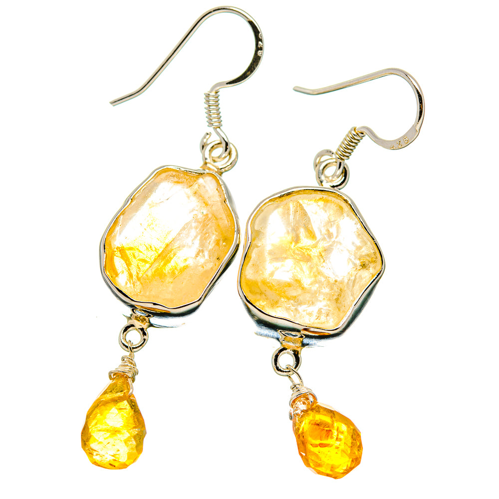 Citrine Earrings handcrafted by Anasilvercos - EARR431131 - Photo 2