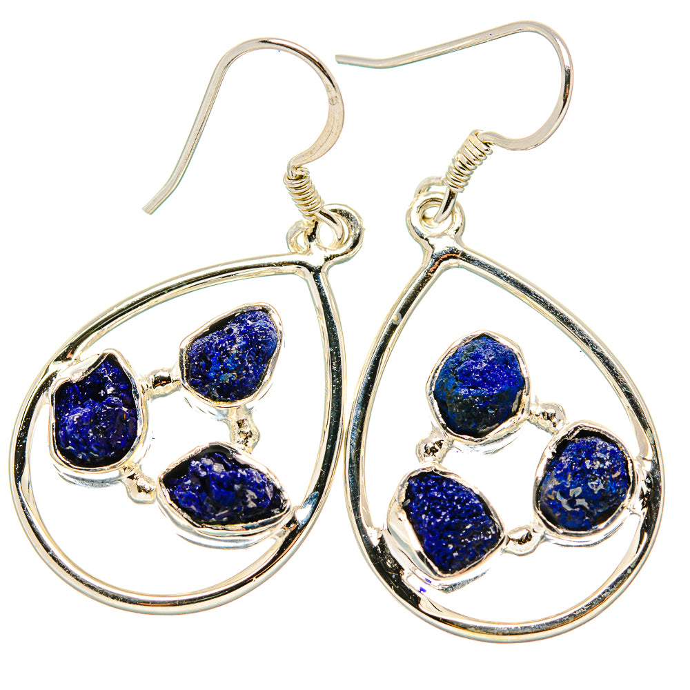 Lapis Lazuli Earrings handcrafted by Anasilvercos - EARR431136 - Photo 2