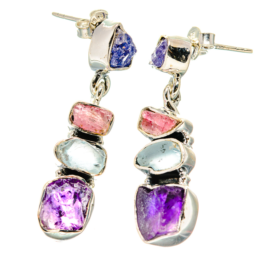 Amethyst Earrings handcrafted by Anasilvercos - EARR431138 - Photo 2