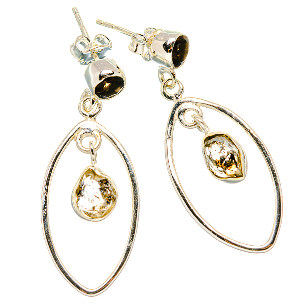 Herkimer Diamond Earrings handcrafted by Anasilvercos - EARR431149 - Photo 2