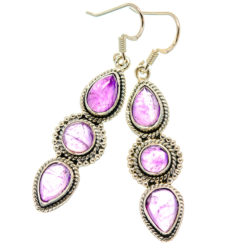 Amethyst Earrings handcrafted by Anasilvercos - EARR431160 - Photo 2