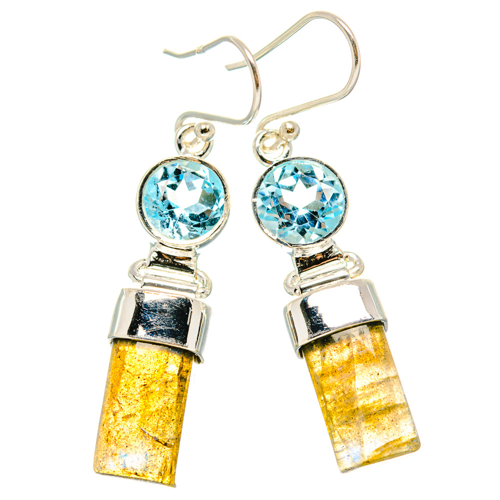 Labradorite Earrings handcrafted by Anasilvercos - EARR431164 - Photo 2