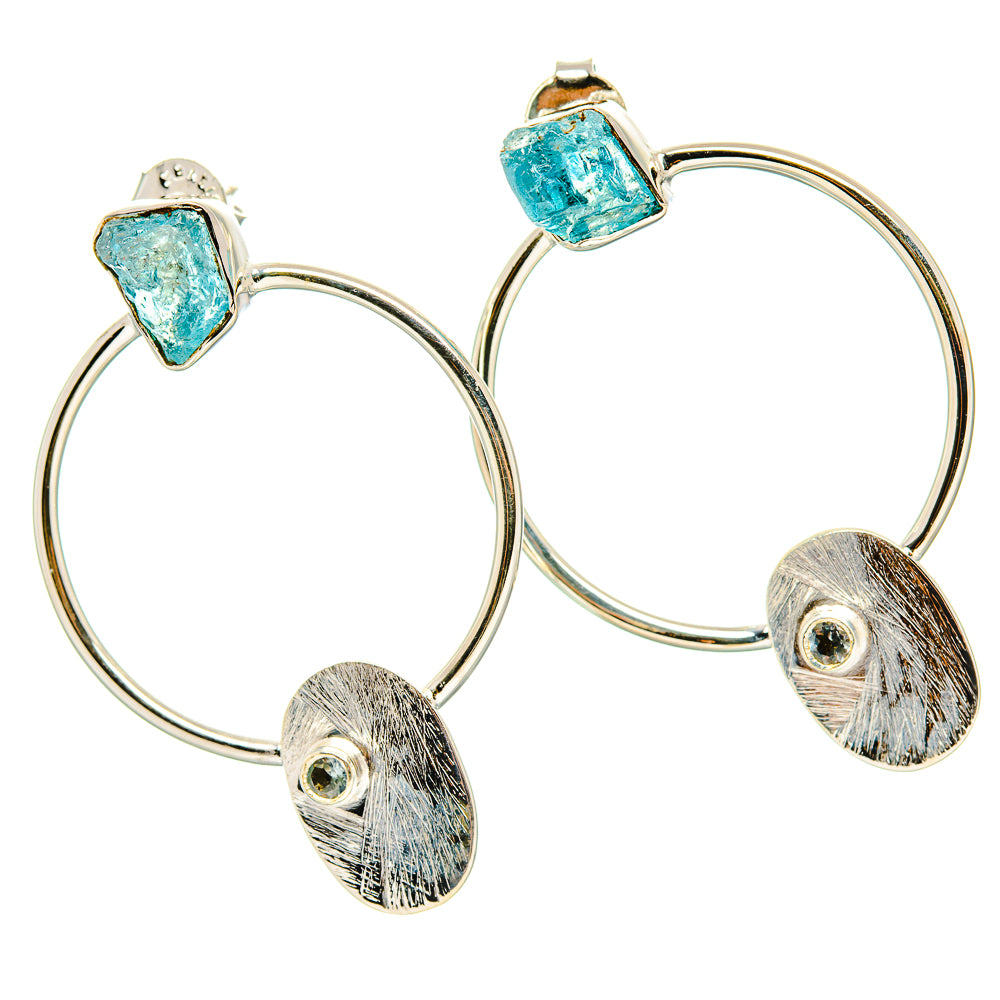 Apatite Earrings handcrafted by Anasilvercos - EARR431171 - Photo 2