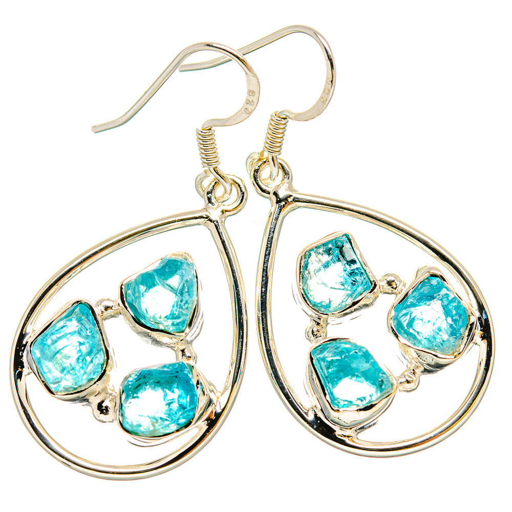 Apatite Earrings handcrafted by Anasilvercos - EARR431177 - Photo 2