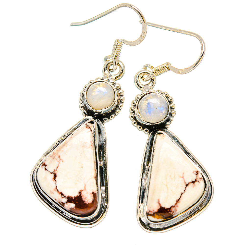 Wild Horse Jasper Earrings handcrafted by Anasilvercos - EARR431191 - Photo 2