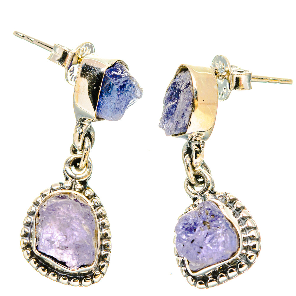 Tanzanite Earrings handcrafted by Anasilvercos - EARR431192 - Photo 2
