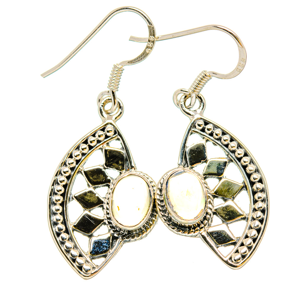 Ethiopian Opal Earrings handcrafted by Anasilvercos - EARR431200 - Photo 2