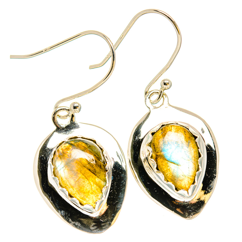 Labradorite Earrings handcrafted by Anasilvercos - EARR431204 - Photo 2