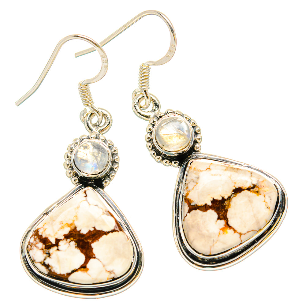 Wild Horse Jasper Earrings handcrafted by Anasilvercos - EARR431205 - Photo 2