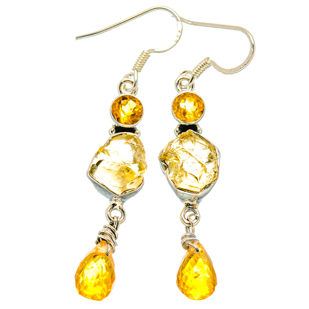Citrine Earrings handcrafted by Anasilvercos - EARR431209 - Photo 2