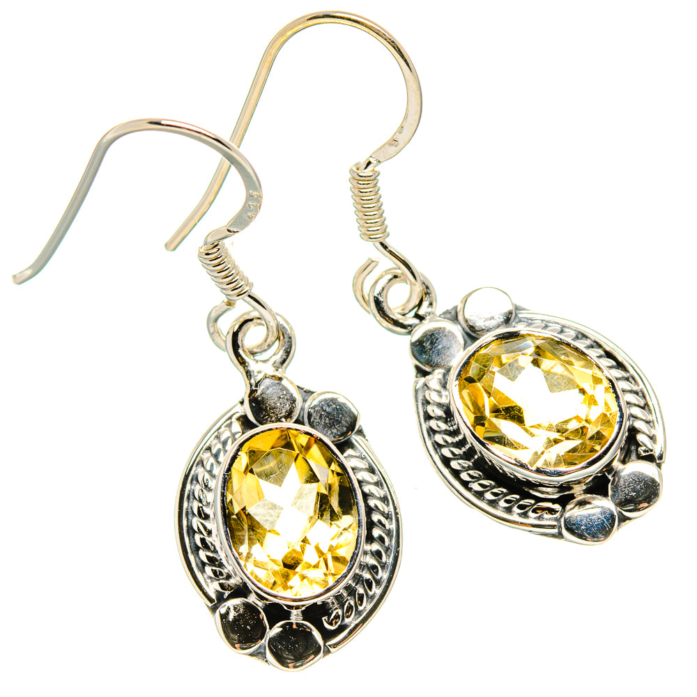 Citrine Earrings handcrafted by Anasilvercos - EARR431222 - Photo 2