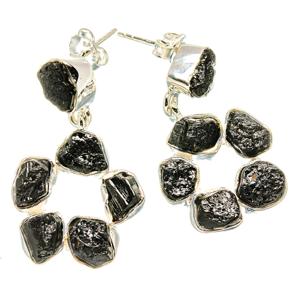 Tektite Earrings handcrafted by Anasilvercos - EARR431246 - Photo 2