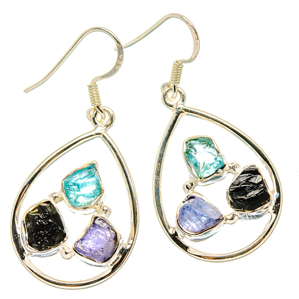 Tektite Earrings handcrafted by Anasilvercos - EARR431248 - Photo 2