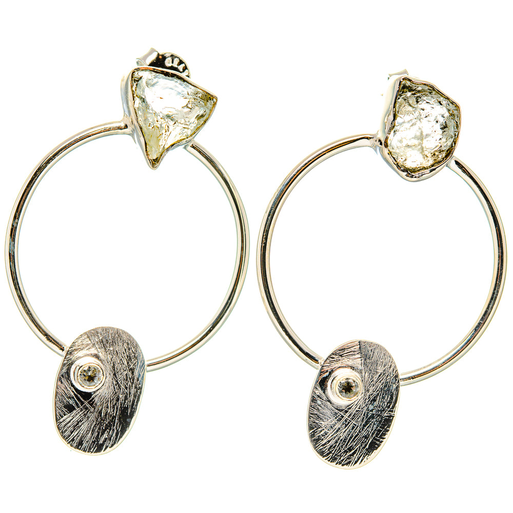 Herkimer Diamond Earrings handcrafted by Anasilvercos - EARR431258 - Photo 2