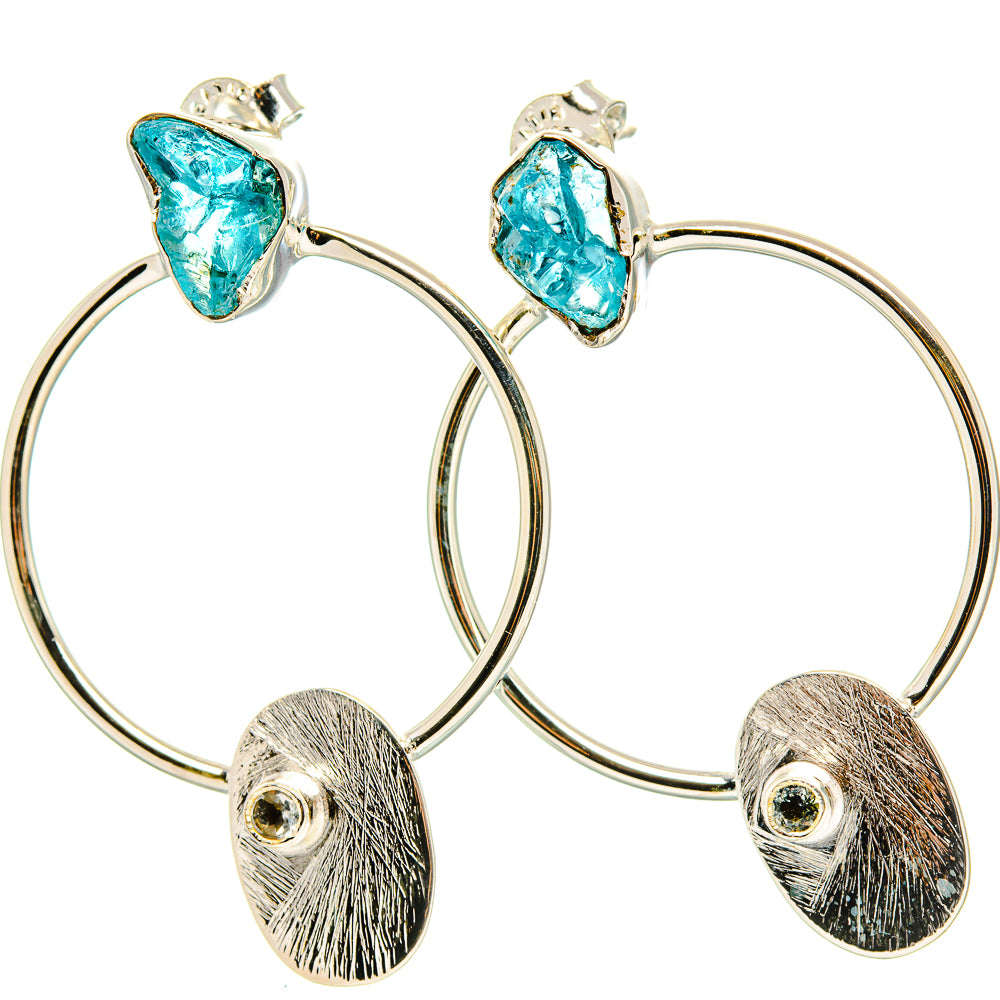 Apatite Earrings handcrafted by Anasilvercos - EARR431259 - Photo 2