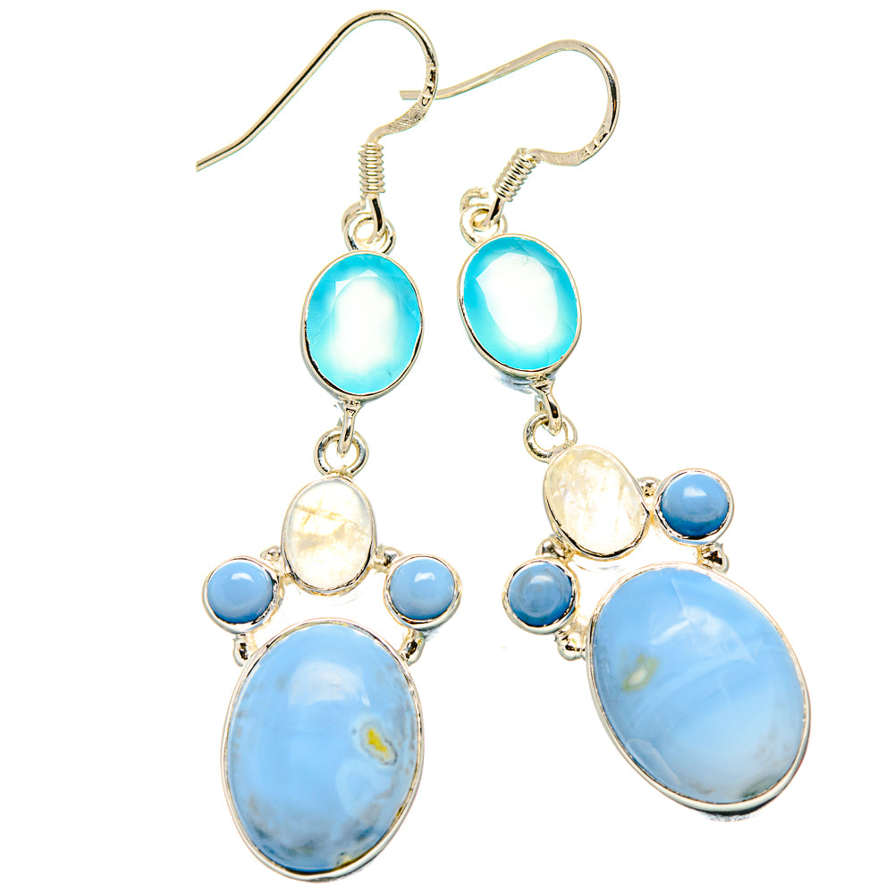 Owyhee Opal Earrings handcrafted by Anasilvercos - EARR431268 - Photo 2