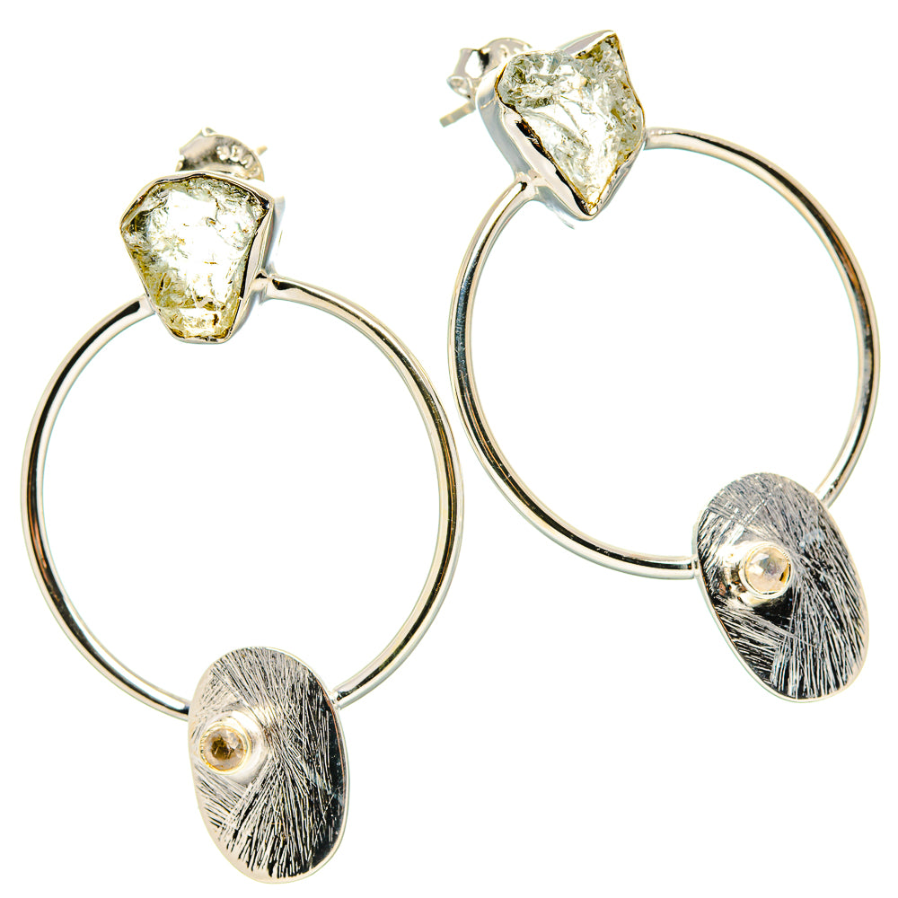 White Quartz Earrings handcrafted by Anasilvercos - EARR431270 - Photo 2