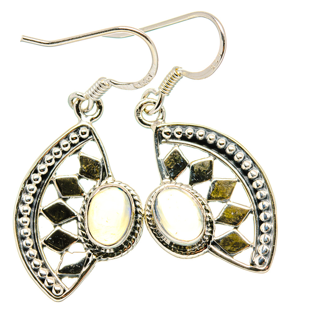 Ethiopian Opal Earrings handcrafted by Anasilvercos - EARR431279 - Photo 2