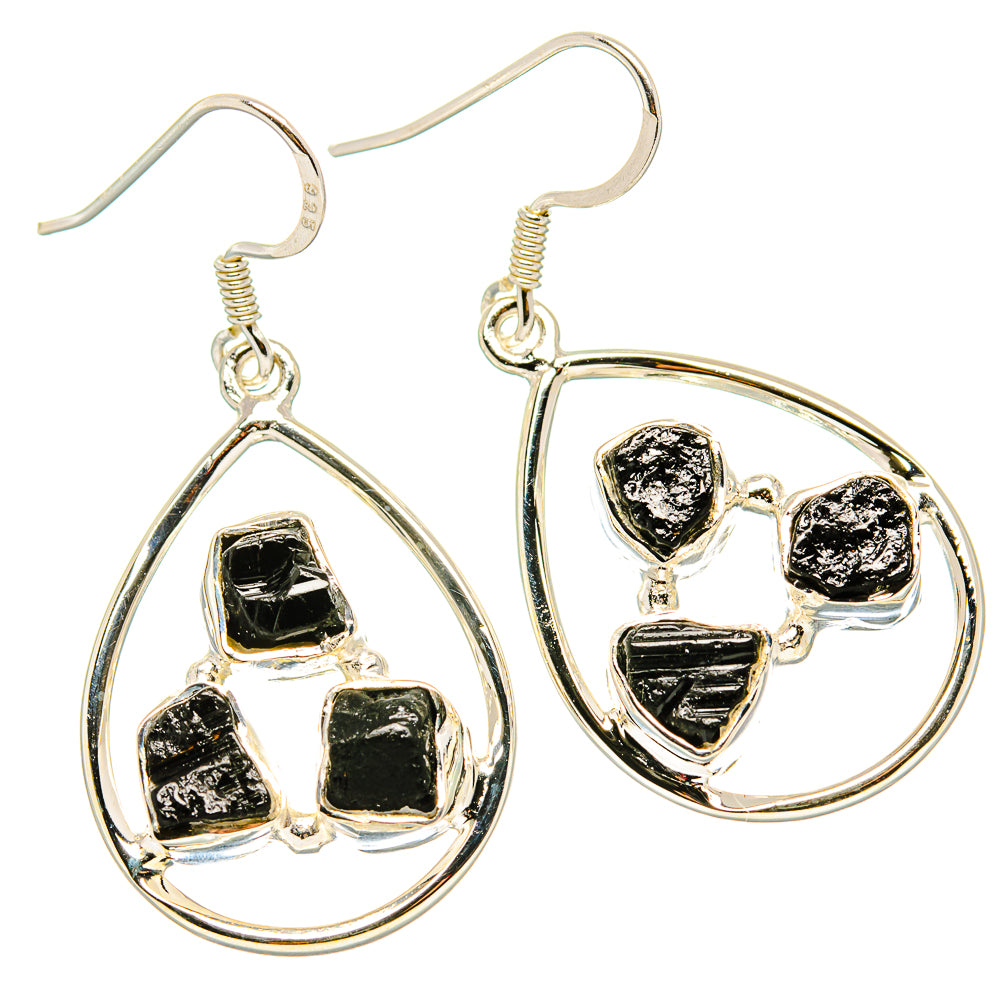 Tektite Earrings handcrafted by Anasilvercos - EARR431289 - Photo 2