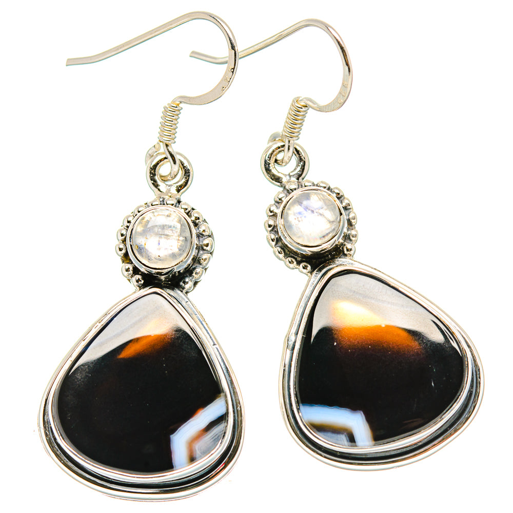 India Agate Earrings handcrafted by Anasilvercos - EARR431292 - Photo 2
